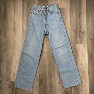 levi’s ribcage straight jeans